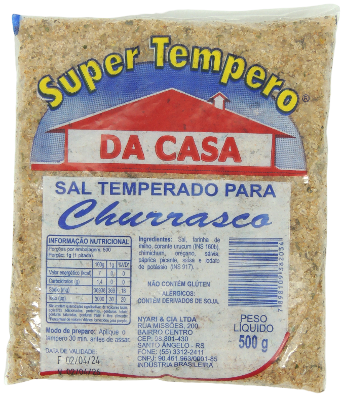 Sal Temperado para Churrasco